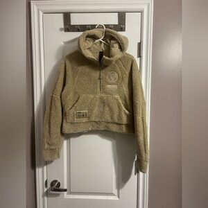 EUC Team 🇨🇦 Canada Scuba Oversized Sherpa  Half Zip Fleece Hoodie